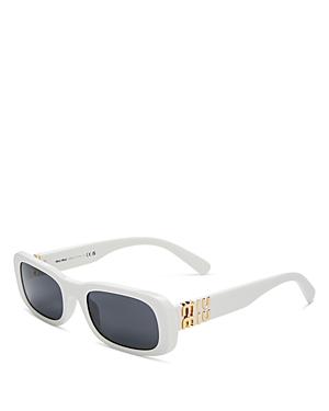 Logo Acetate Rectangular Sunglasses Product Image