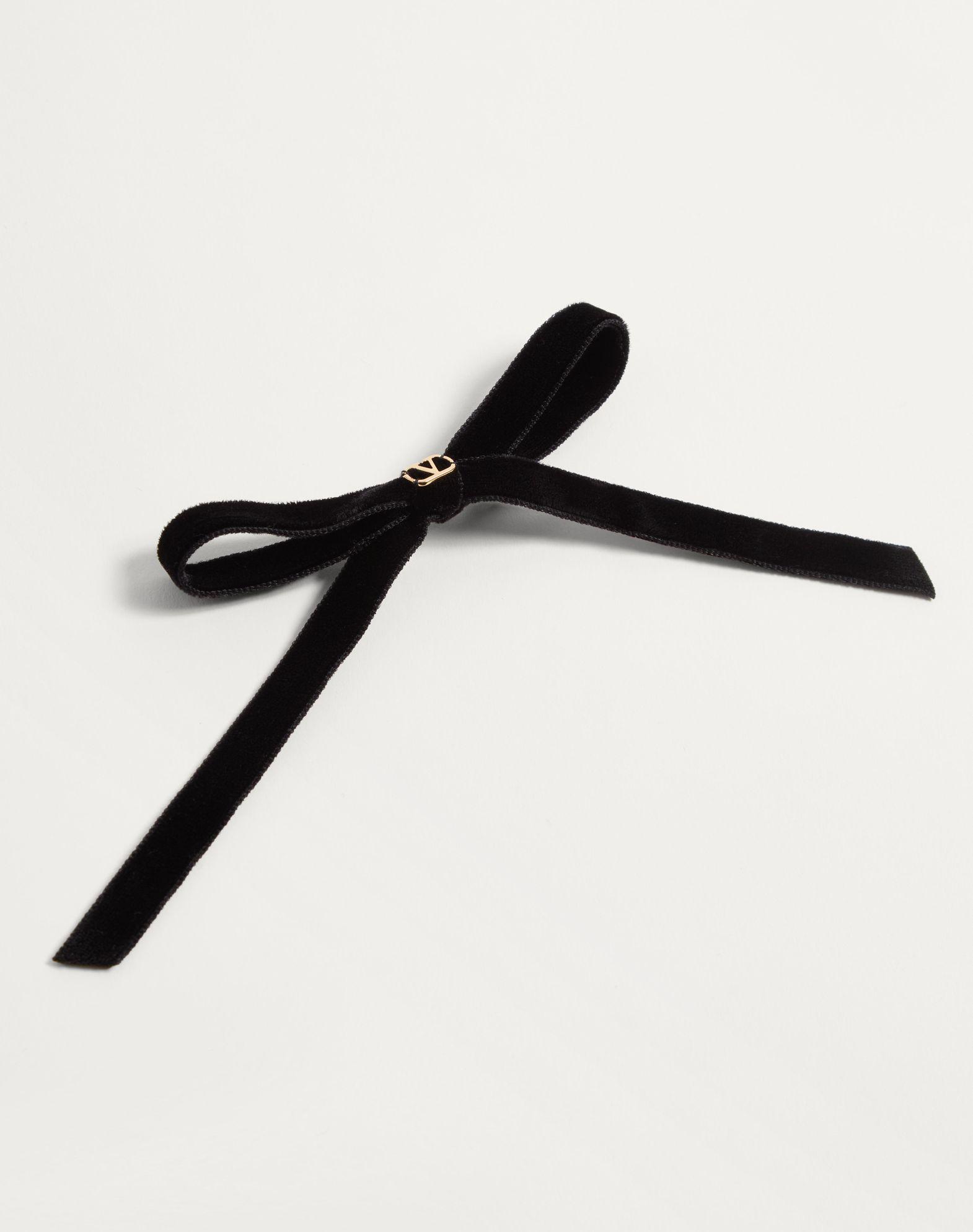 Vlogo Signature Velvet Bow Hairclip Product Image