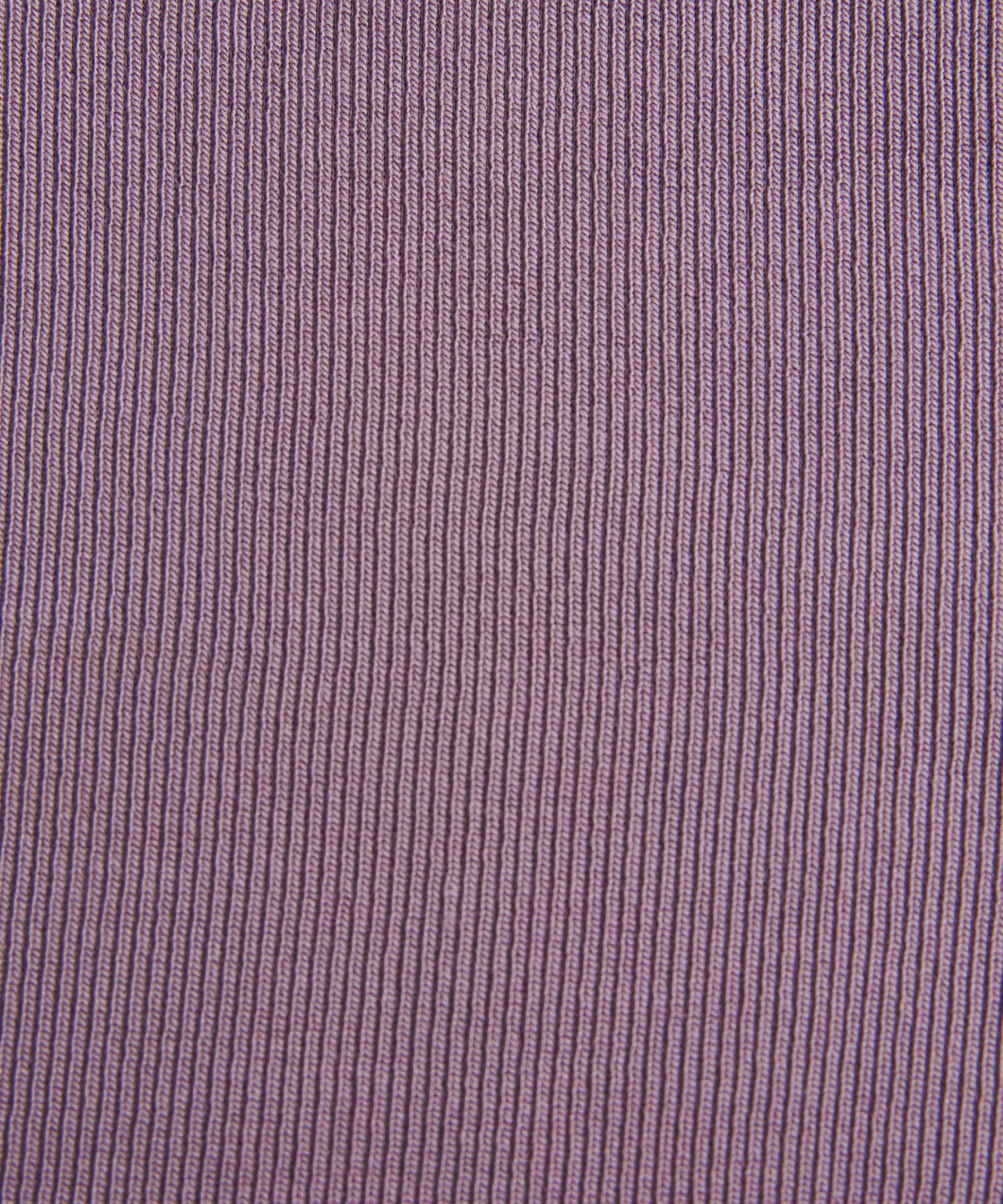 Twist-Back Soft Ribbed Long-Sleeve Top Product Image