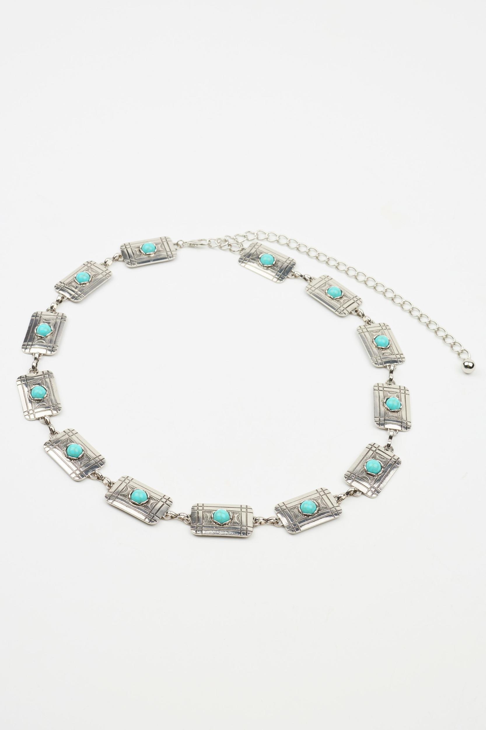 Square Western Metal Belt Product Image