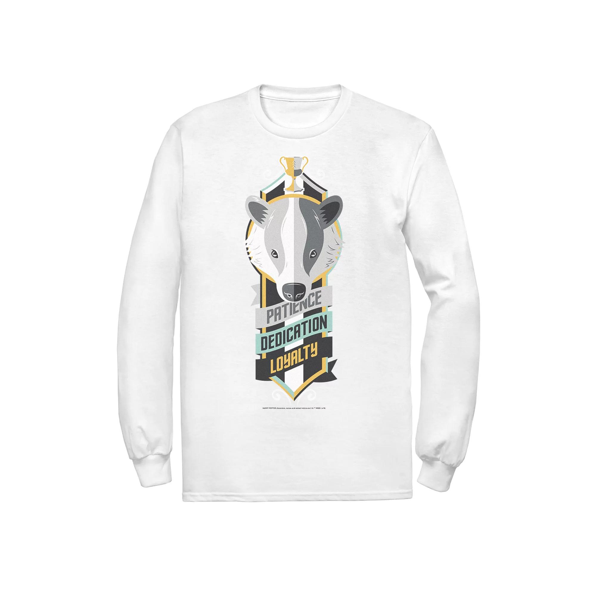 Men's Harry Potter Hufflepuff Attributes Badge Tee,  Product Image