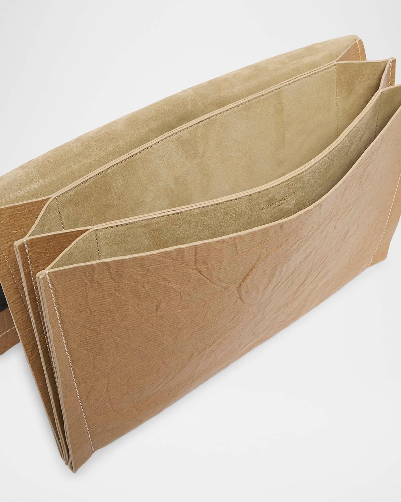 Pattern Pochette in Leather with Craft Tape Effect Product Image