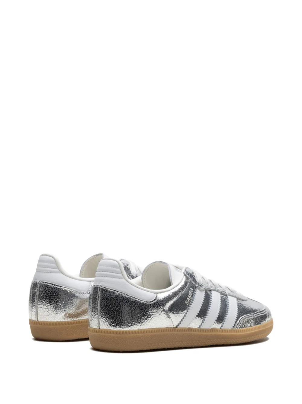 Samba OG "Silver Metallic Cracked Leather" sneakers  Product Image