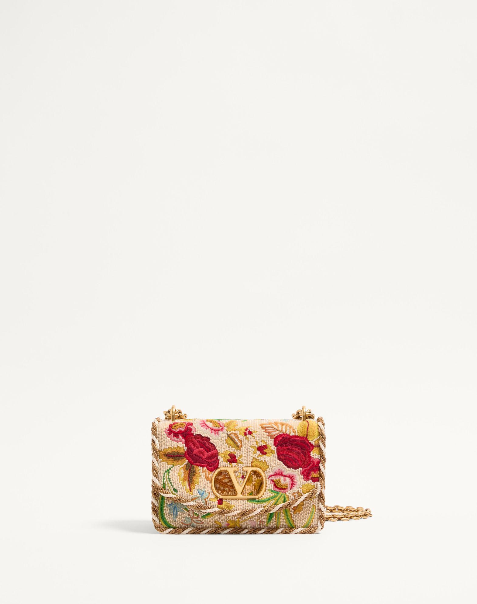 Valentino Garavani Vain Small Embroidered Shoulder Bag Product Image