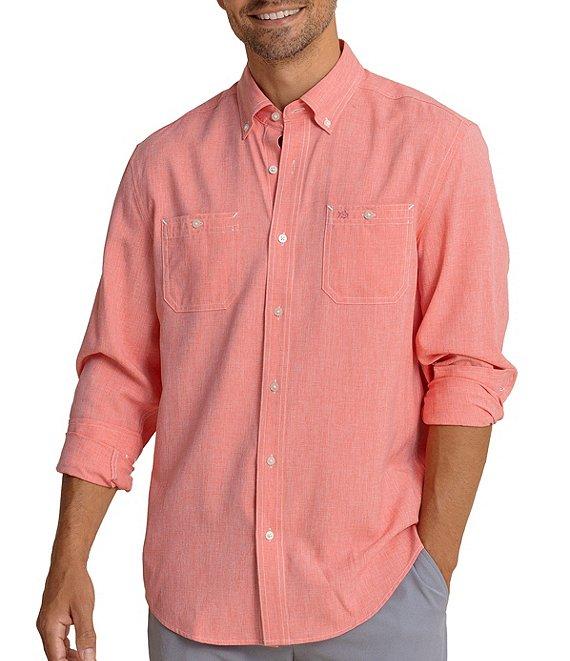 Southern Tide Performance Stretch Dock Long Sleeve Woven Shirt Product Image