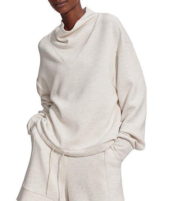 Varley Betsy Sweat Cowl High Neck Shirt Product Image