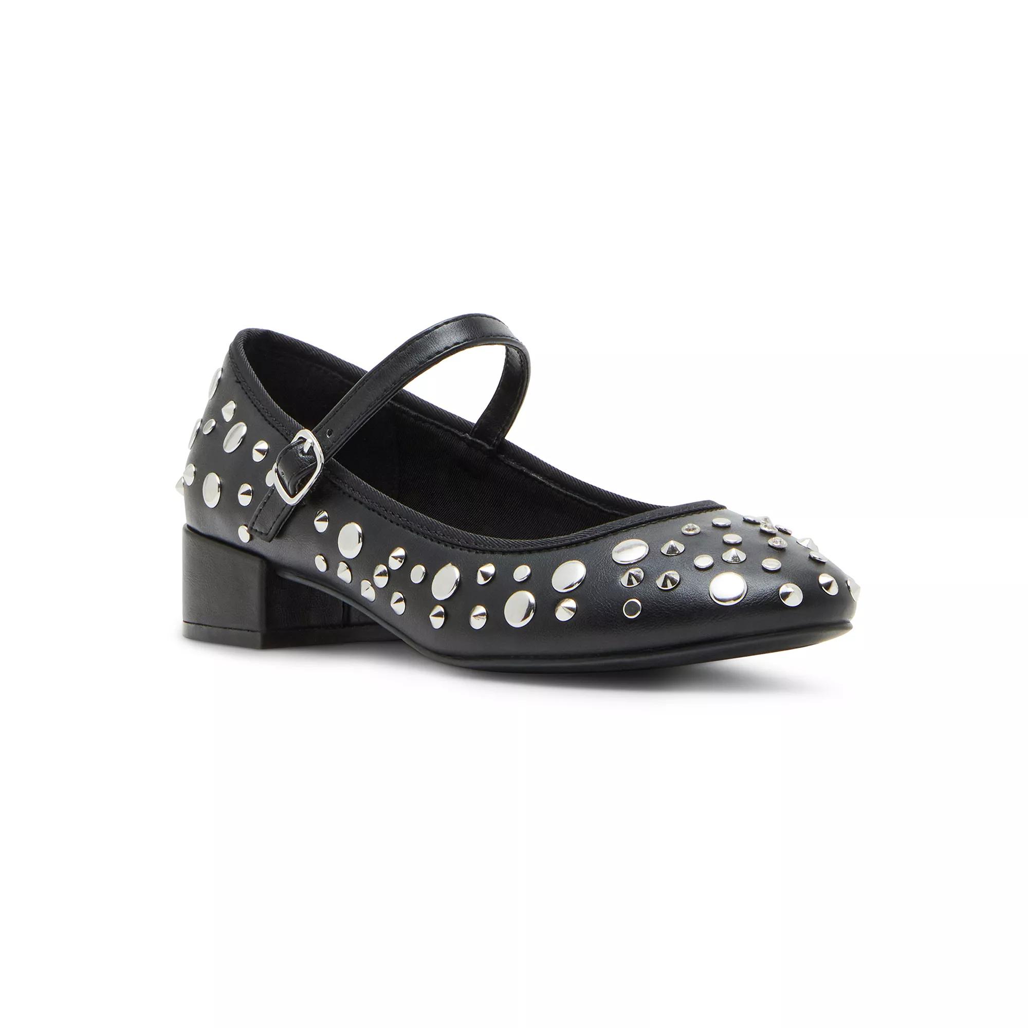 madden girl Tutu Women's Mary Jane Shoes, Size: 6.5, Black Stud Product Image