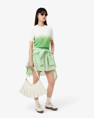 Short Sleeved Ombré Effect Sweater Product Image