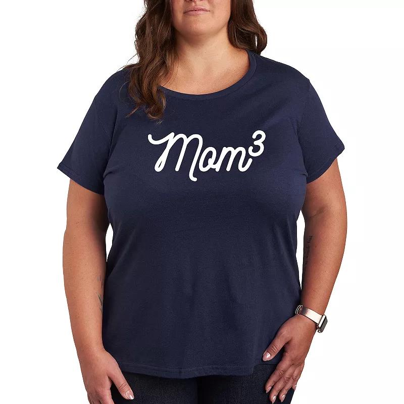 Plus Mom To The 3rd Power Graphic Tee, Women's,  Product Image