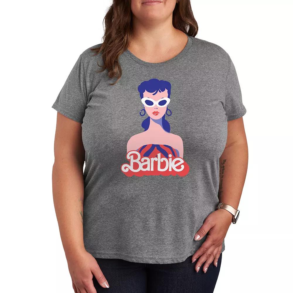 Plus Barbie® Red Logo Graphic Tee, Women's,  Product Image
