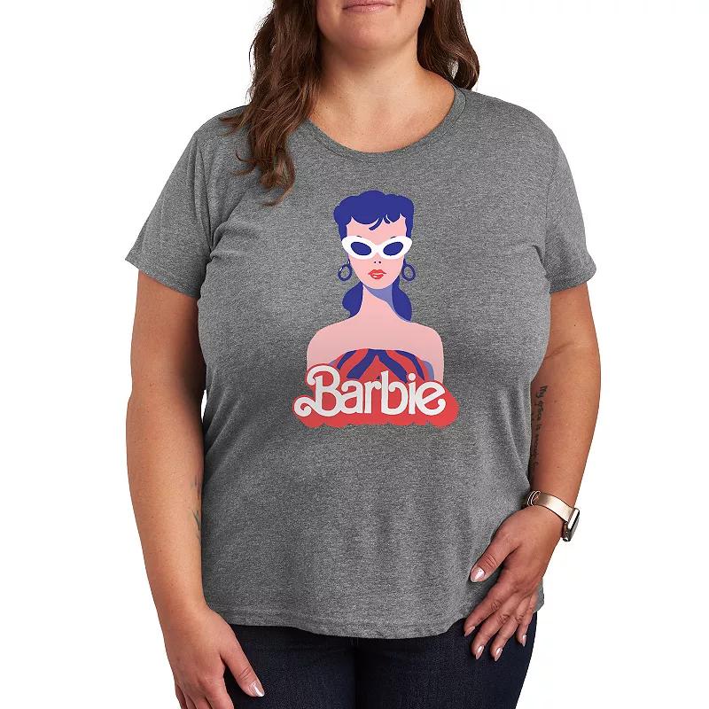 Plus Barbie® Red Logo Graphic Tee, Women's,  Product Image