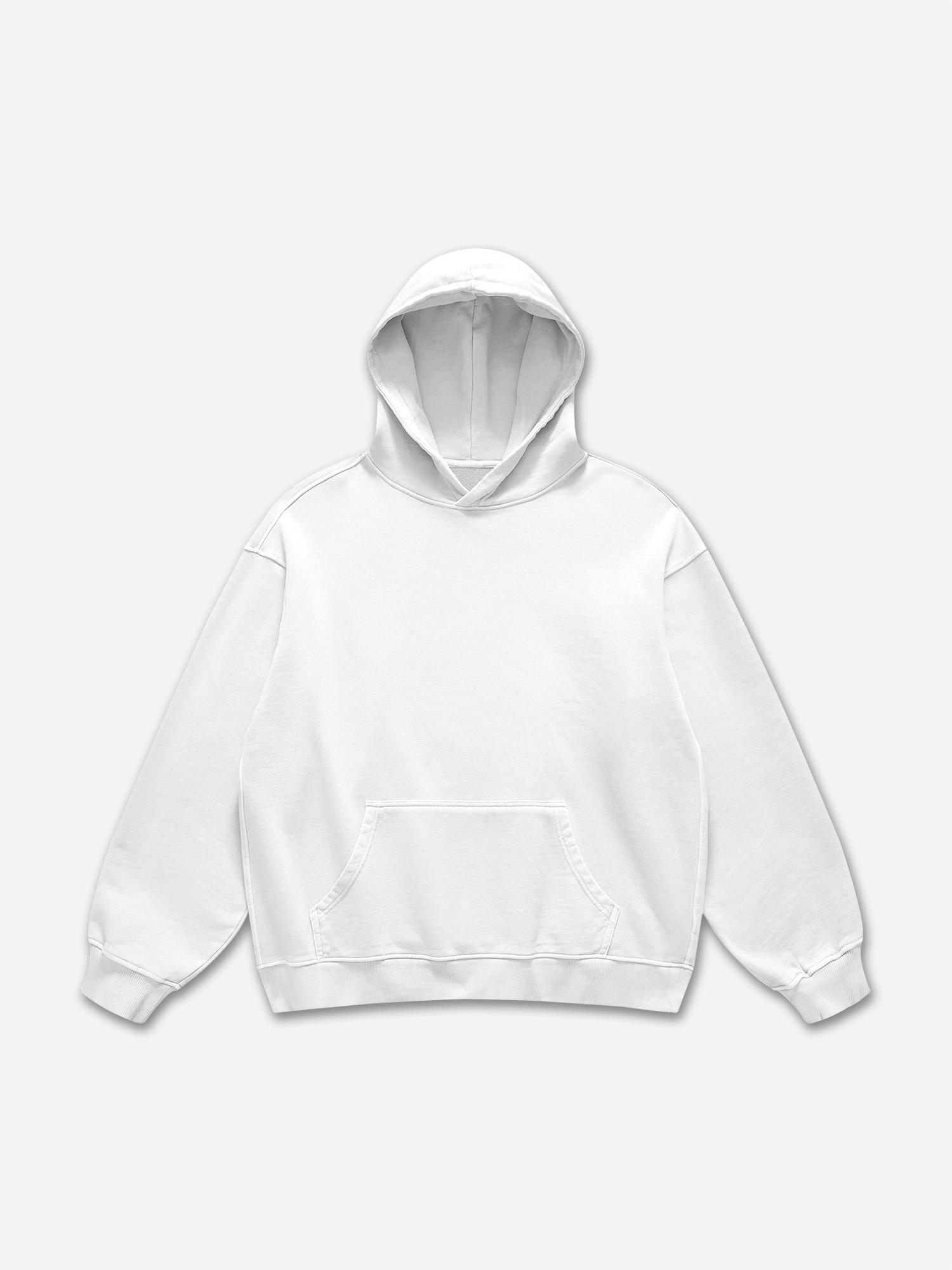 Oversized Heavyweight Cotton Fleece Hoodie Sweatshirt Product Image