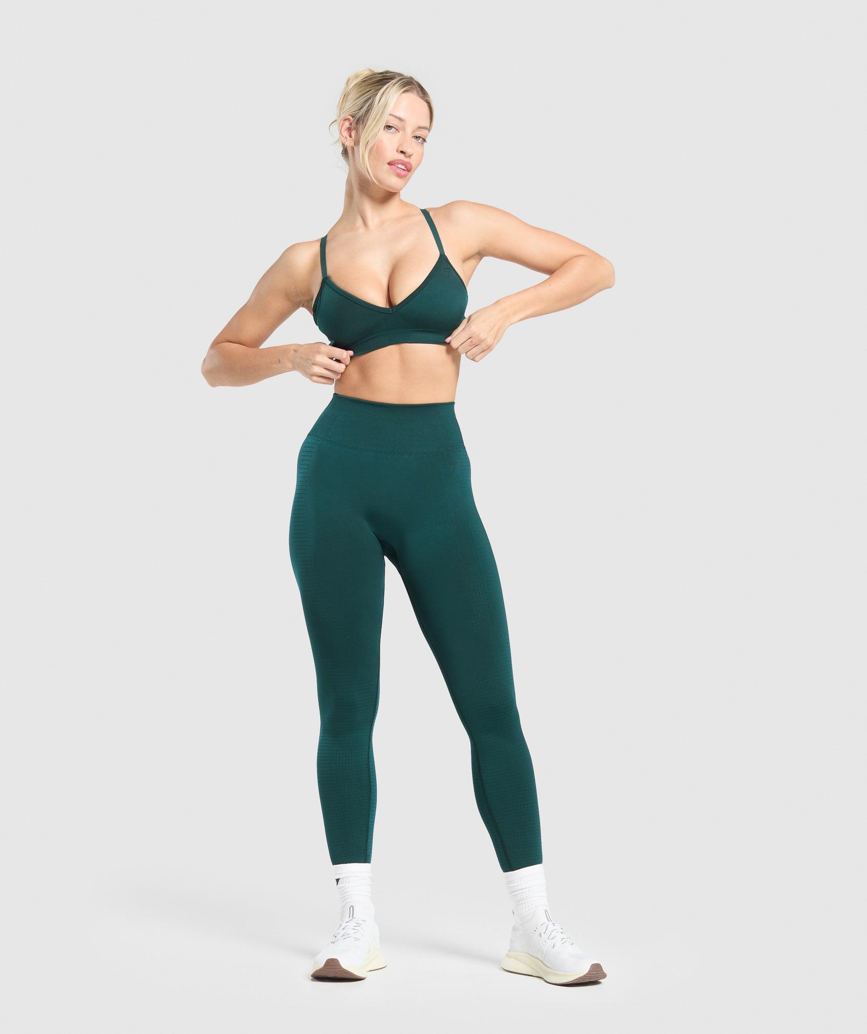 Gymshark Vital Shine Limited Edition Leggings - Strong Teal Female Product Image