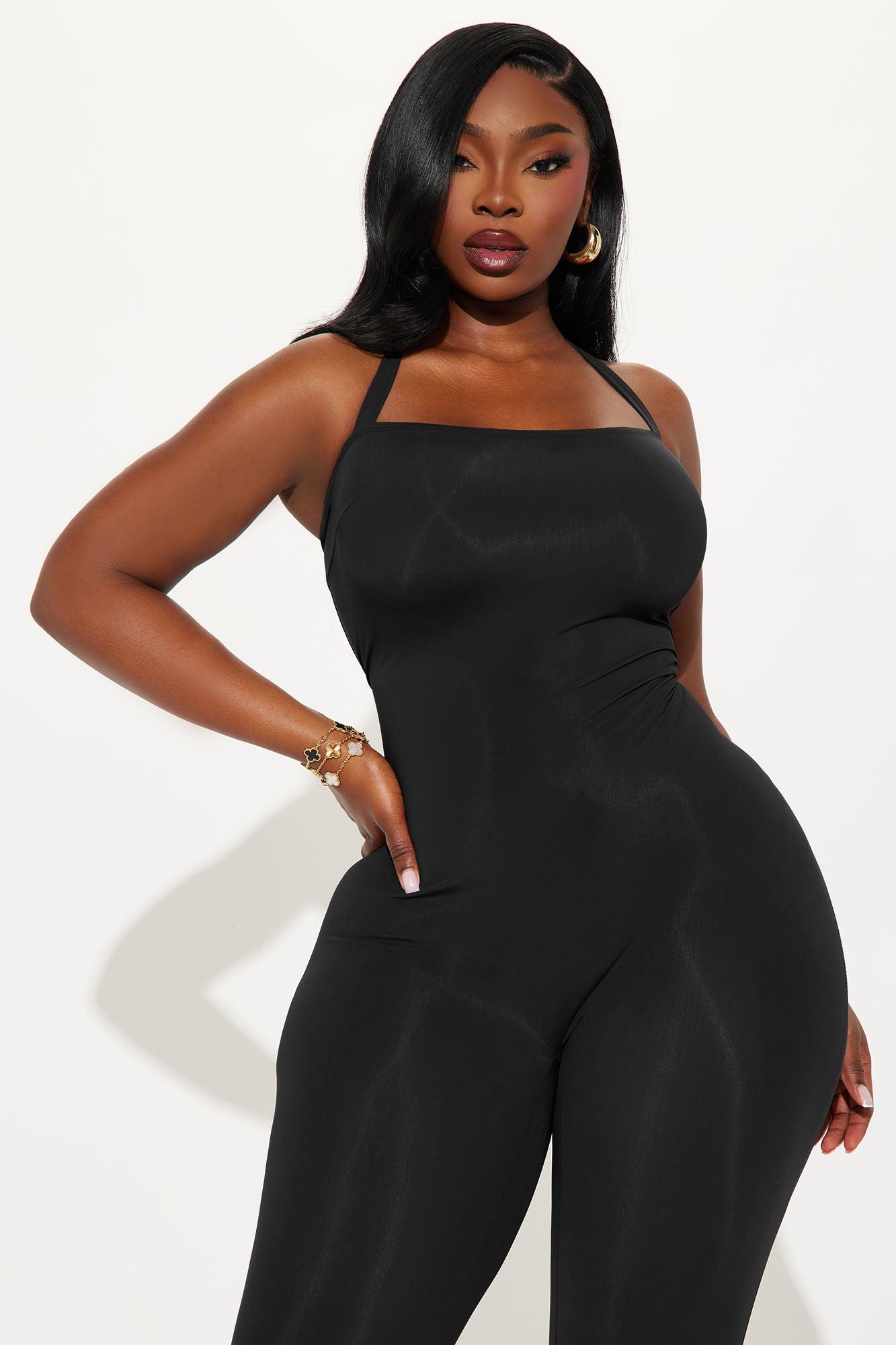 Lead The Way Halter Jumpsuit - Black Female Product Image