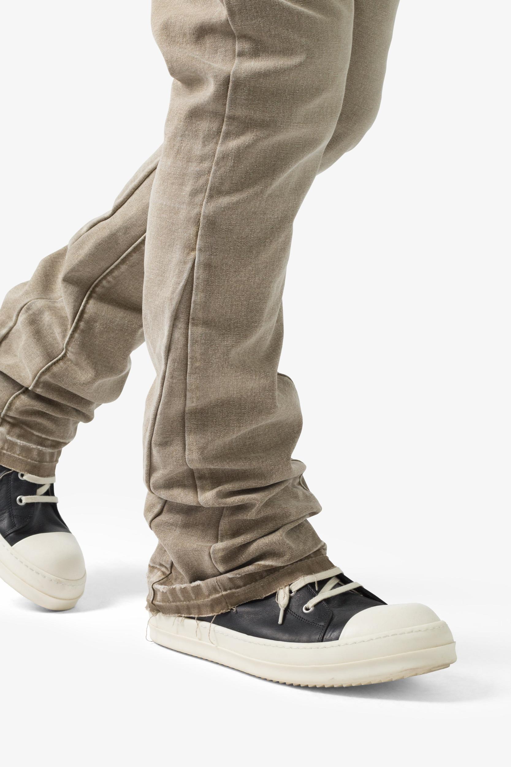 B649 Ground Moss Flare Denim - Moss Product Image