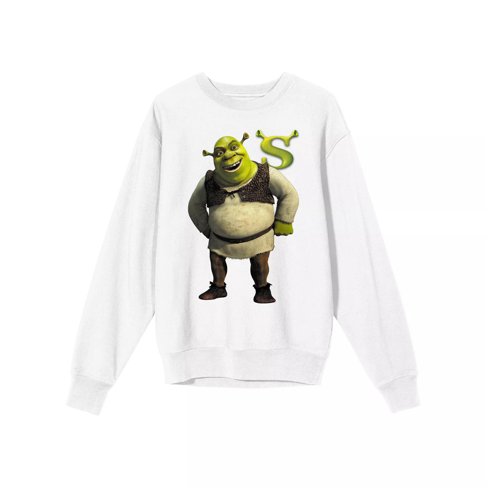 Men's Shrek Pose Long Sleeve Graphic Tee,  Product Image