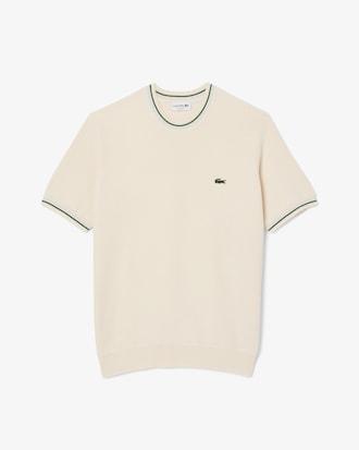 Classic Fit Stripe Detail Knit T-Shirt Product Image