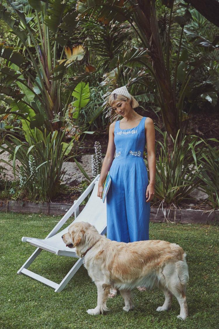 Cecilia Embroidered Jumpsuit Product Image