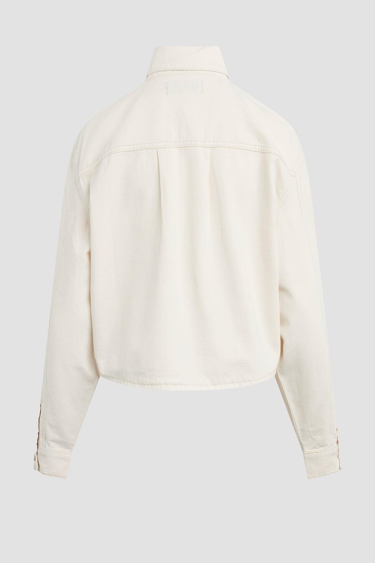 Cropped Oversized Shirt Female Product Image