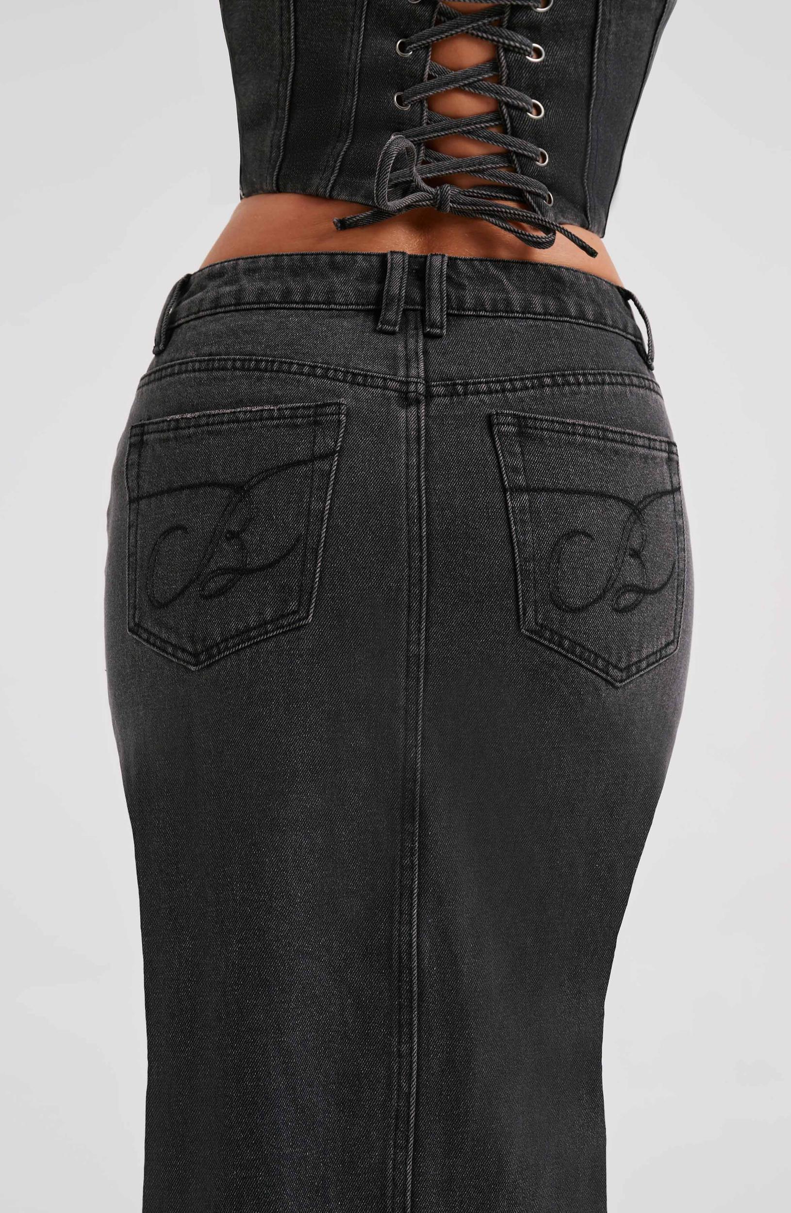 Flor Maxi Skirt - Black Product Image