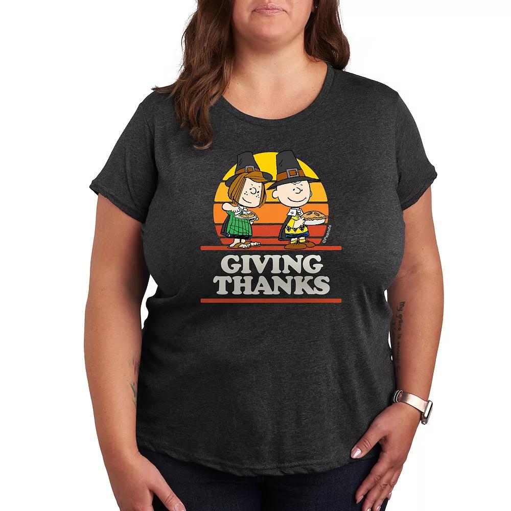 Plus Peanuts Giving Thanks Graphic Tee, Women's,  Product Image