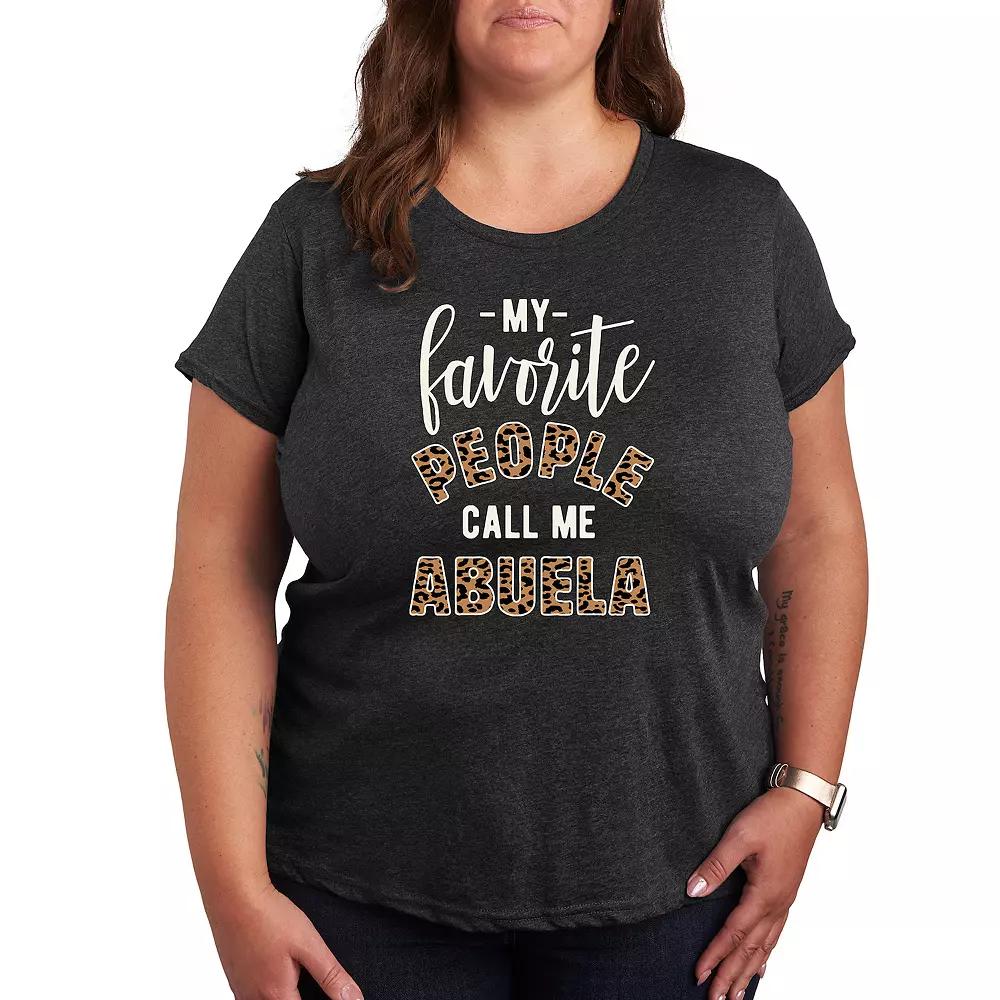 Plus Favorite People Abuela Graphic Tee, Women's,  Product Image