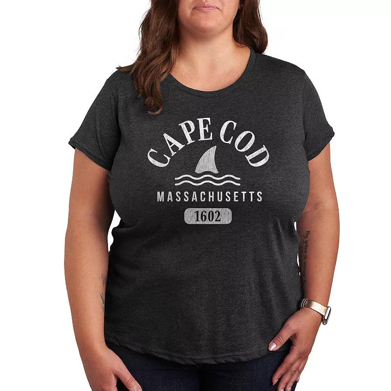Plus Cape Cod Mass Graphic Tee, Women's,  Product Image