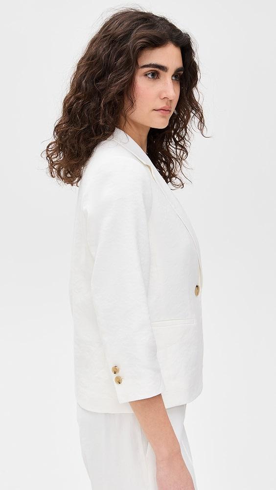 Vince Linen Shrunken Blazer | Shopbop Product Image