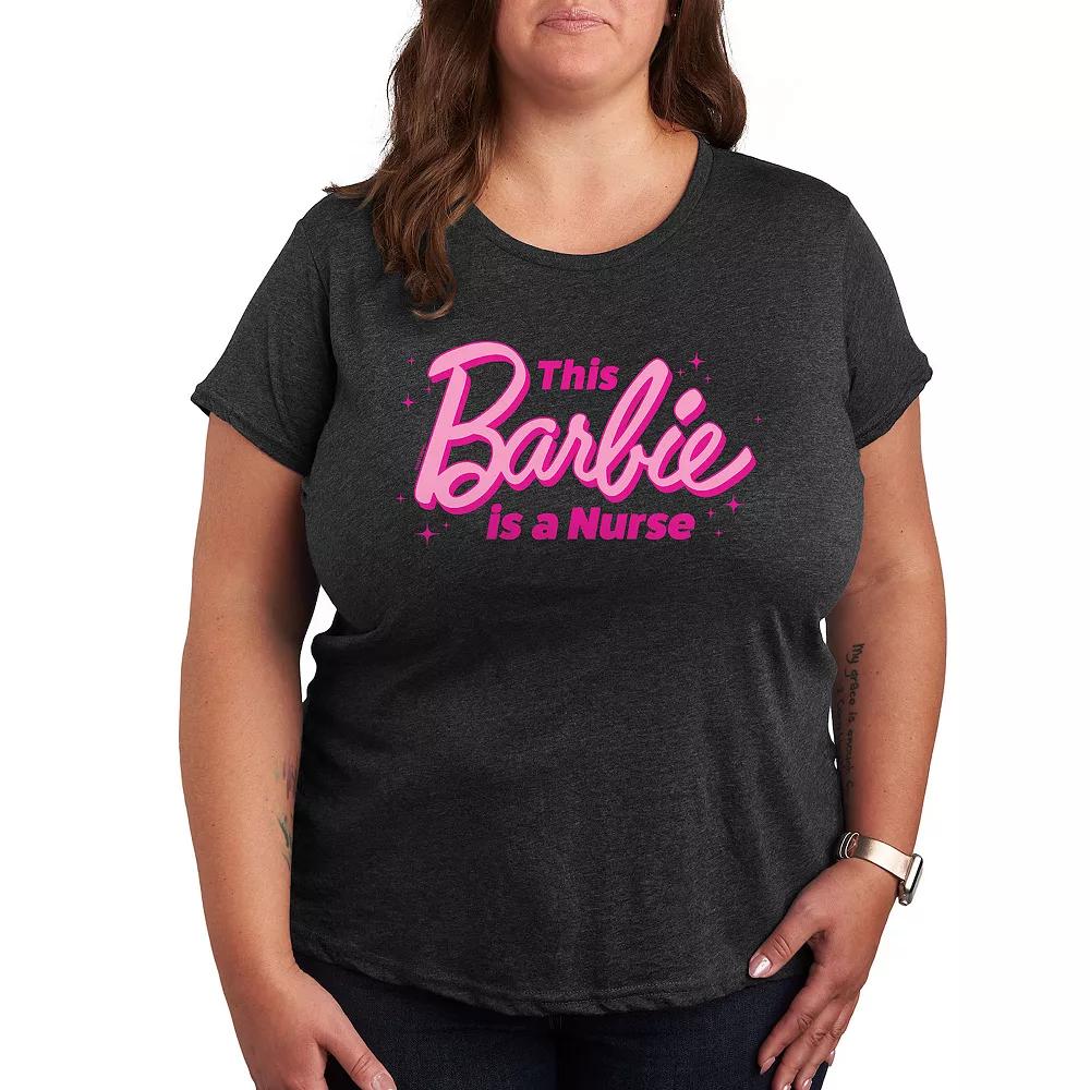 Plus Barbie® This Barbie Is A Nurse Graphic Tee, Women's,  Product Image