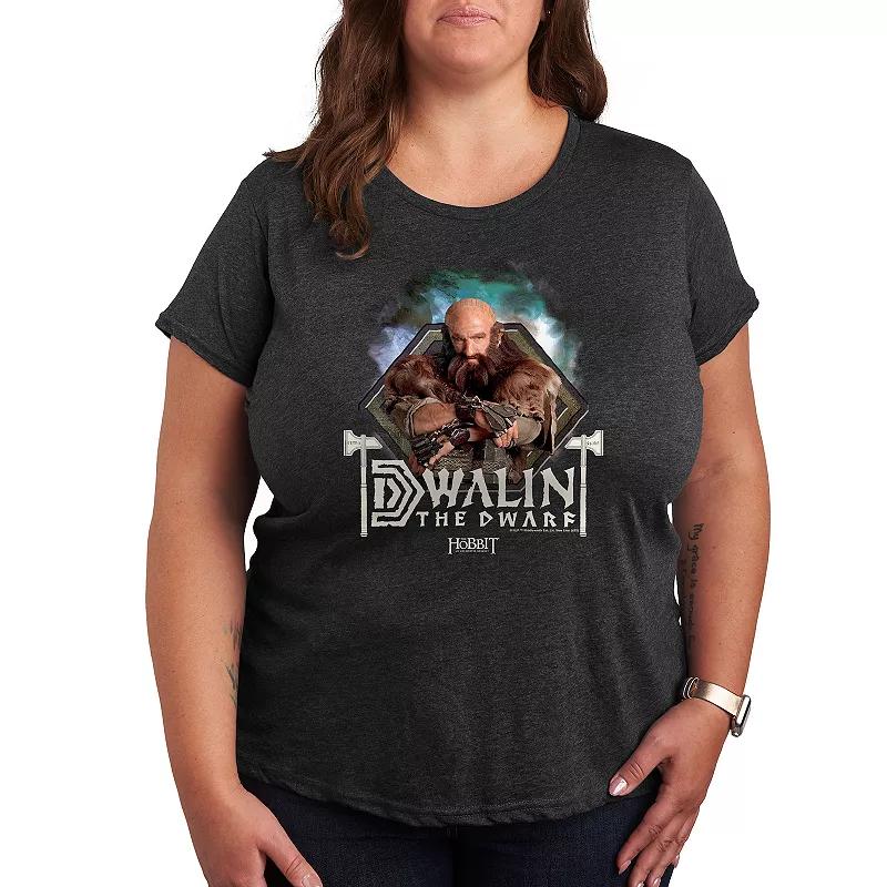 Plus The Hobbit Dwalin The Dwarf Graphic Tee, Women's,  Product Image