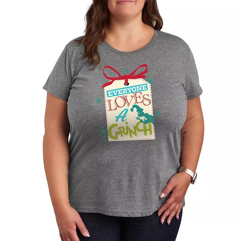 Plus Dr. Seuss The Grinch Everyone Loves Graphic Tee, Women's,  Product Image