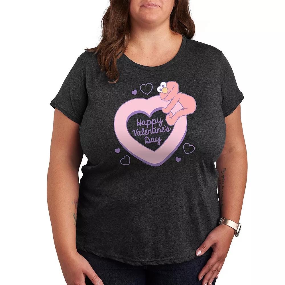 Plus Sesame Street Valentine's Day Graphic Tee, Women's,  Product Image