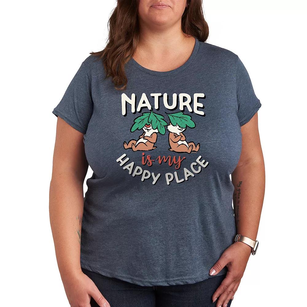 Disney's Chip 'n Dale Plus Nature My Happy Place Graphic Tee, Women's,  Product Image