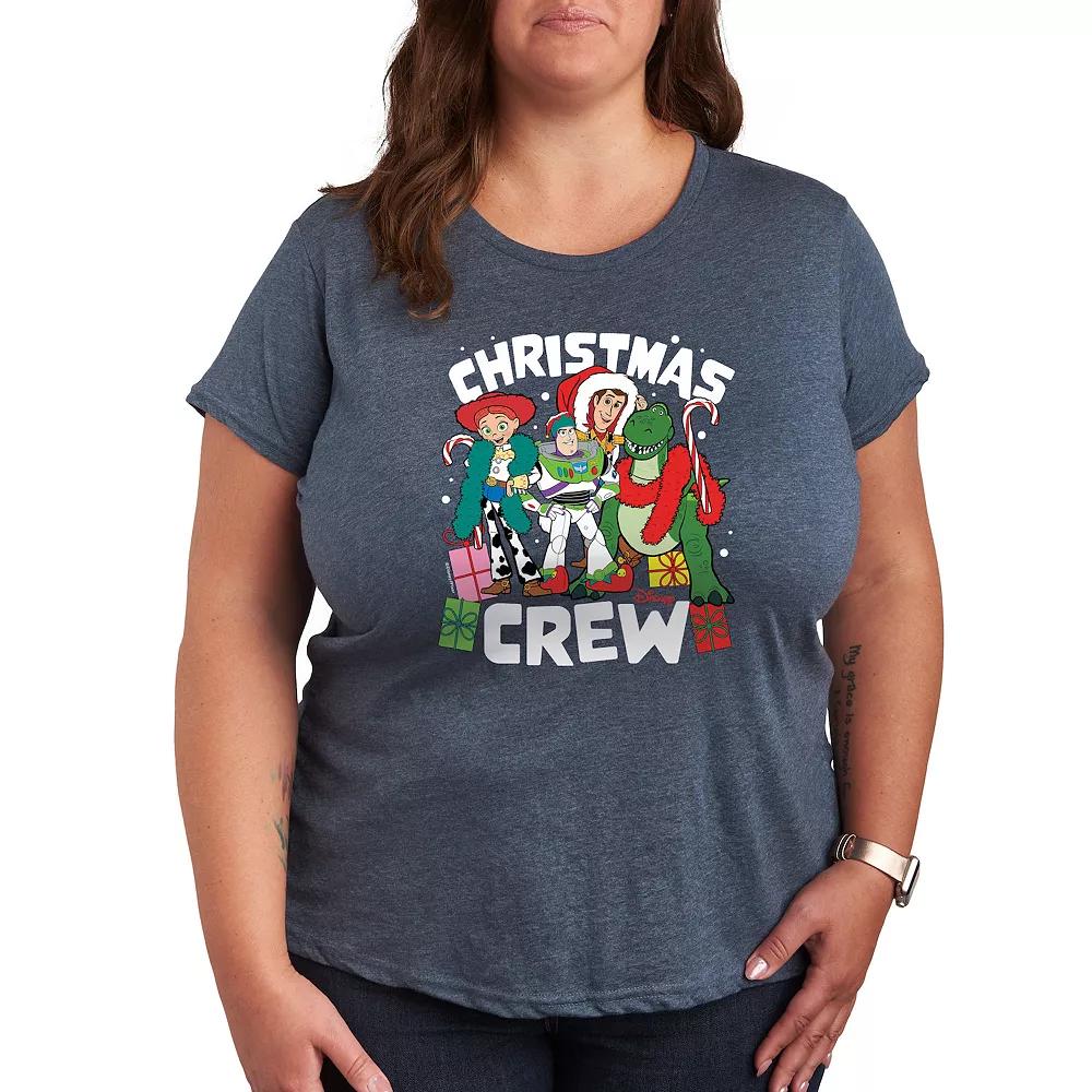 Disney / Pixar's Toy Story Women's Christmas Crew Graphic Tee, Girl's,  Product Image