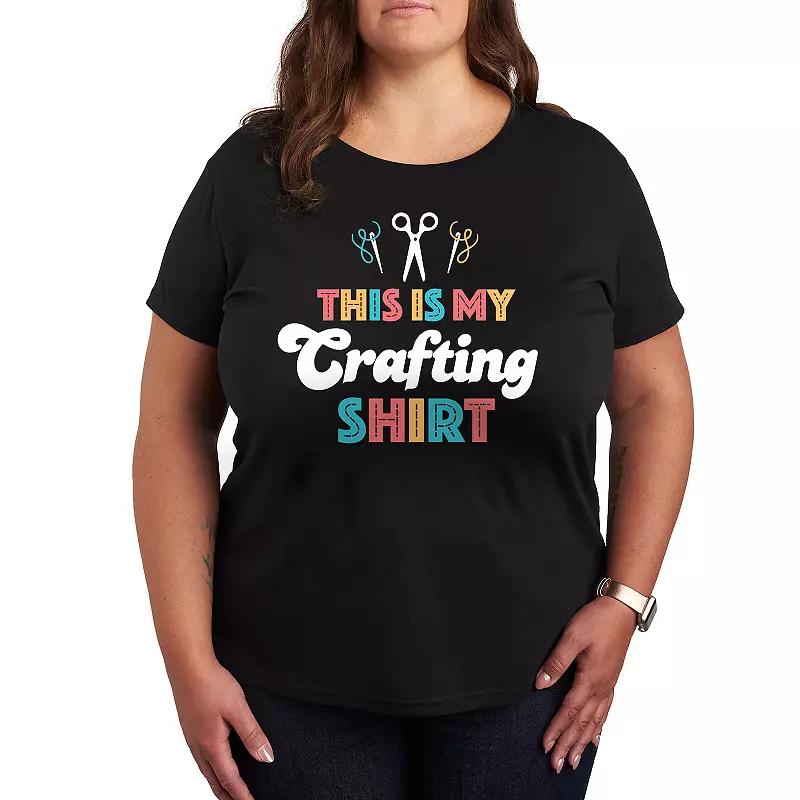 Plus A Crafty Woman Graphic Tee, Women's,  Product Image