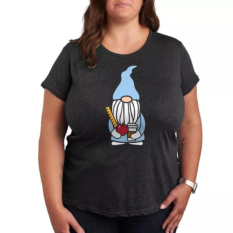 Plus Teacher Gnome Graphic Tee, Women's,  Product Image