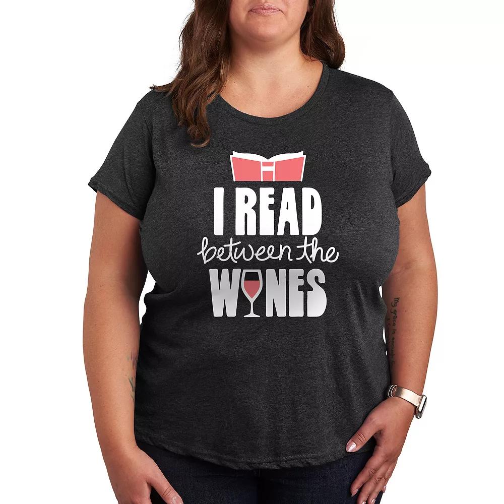Plus I Read Between The Wines Graphic Tee, Women's,  Product Image