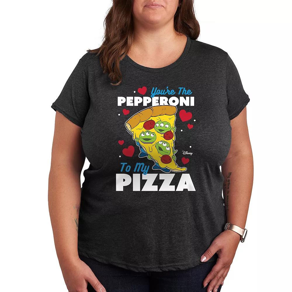 Disney / Pixar's Toy Story Plus Pepperoni To My Pizza Graphic Tee, Women's,  Product Image