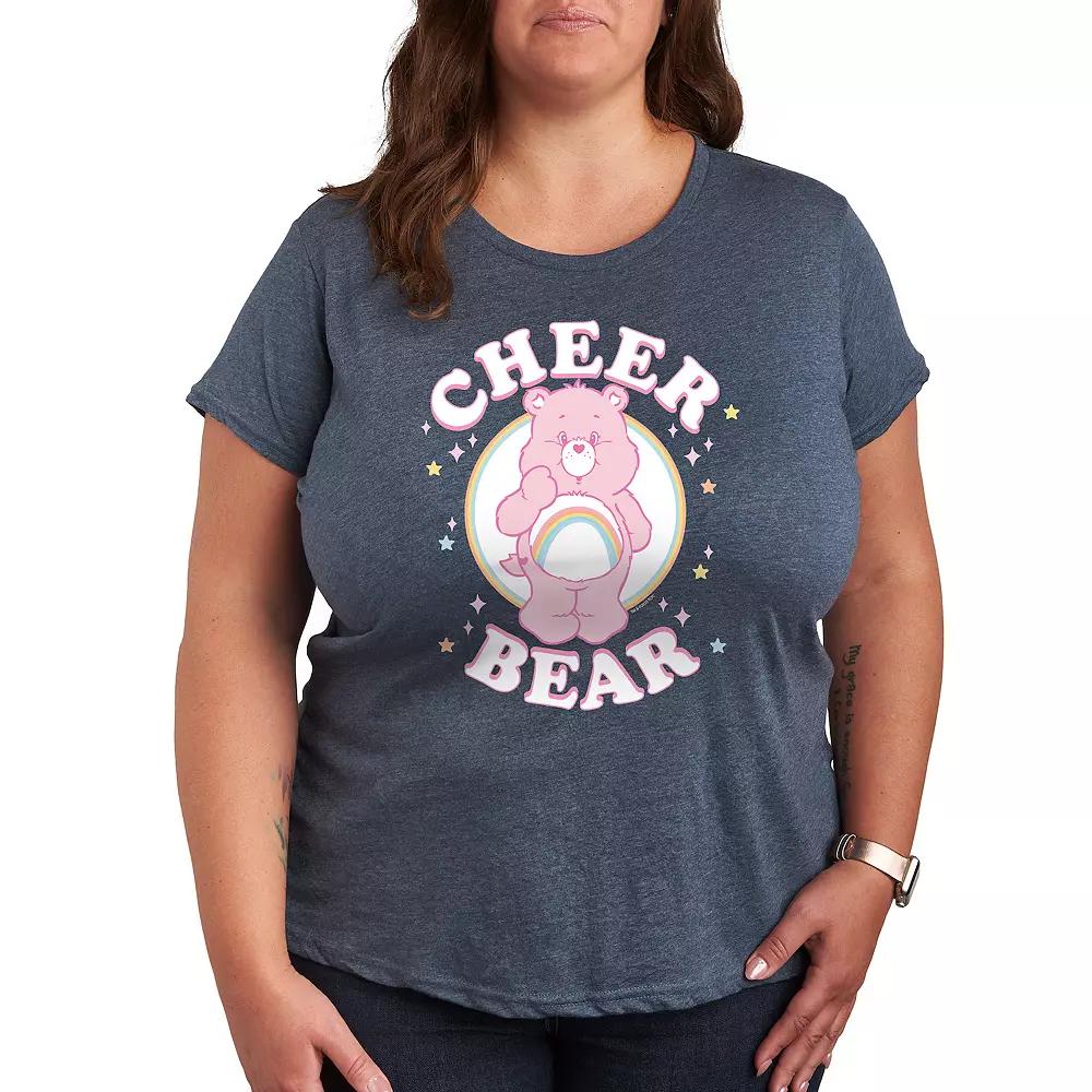 Plus Care Bears Cheer Bear Graphic Tee, Women's,  Product Image
