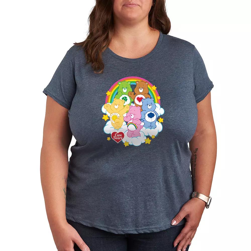 Plus Care Bears Group On Clouds Graphic Tee, Women's,  Product Image