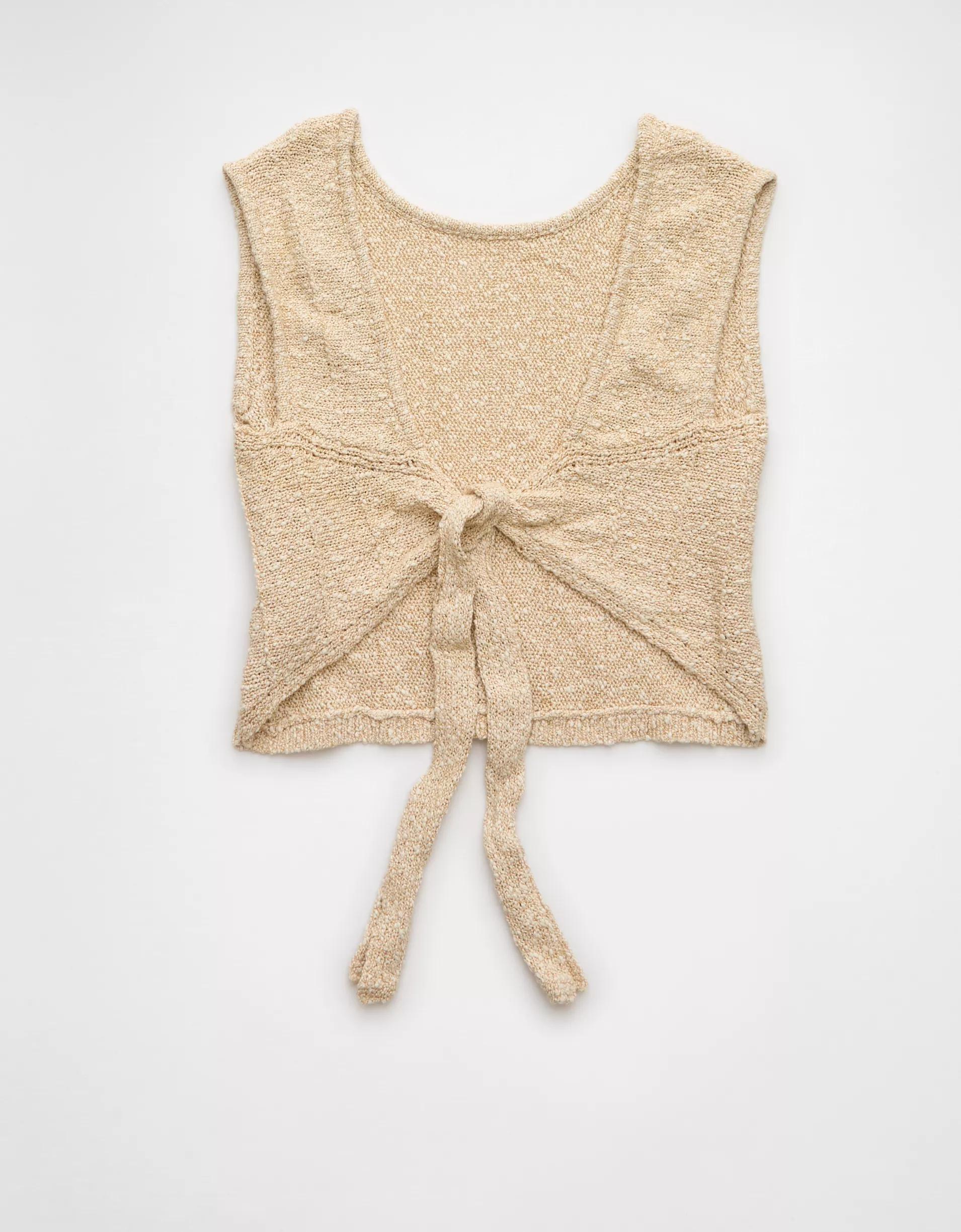 AE Tie Back Sweater Tank Top Product Image