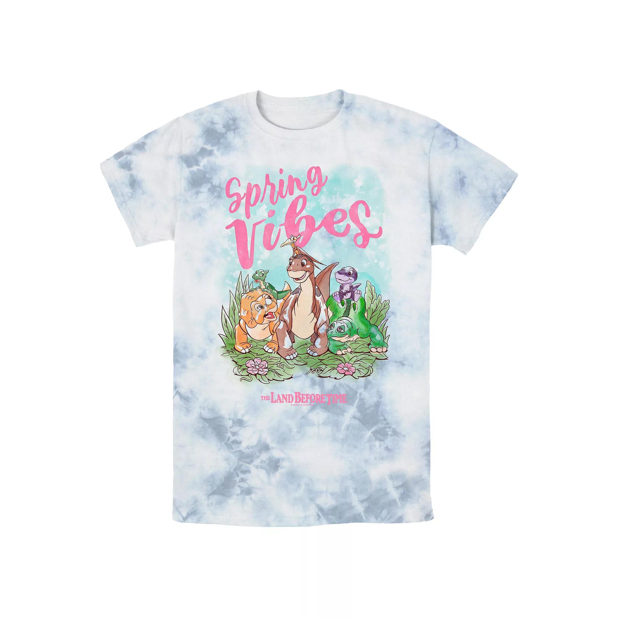 Men's The Land Before Time Spring Vibes Bombard Wash Graphic Tee,  Product Image