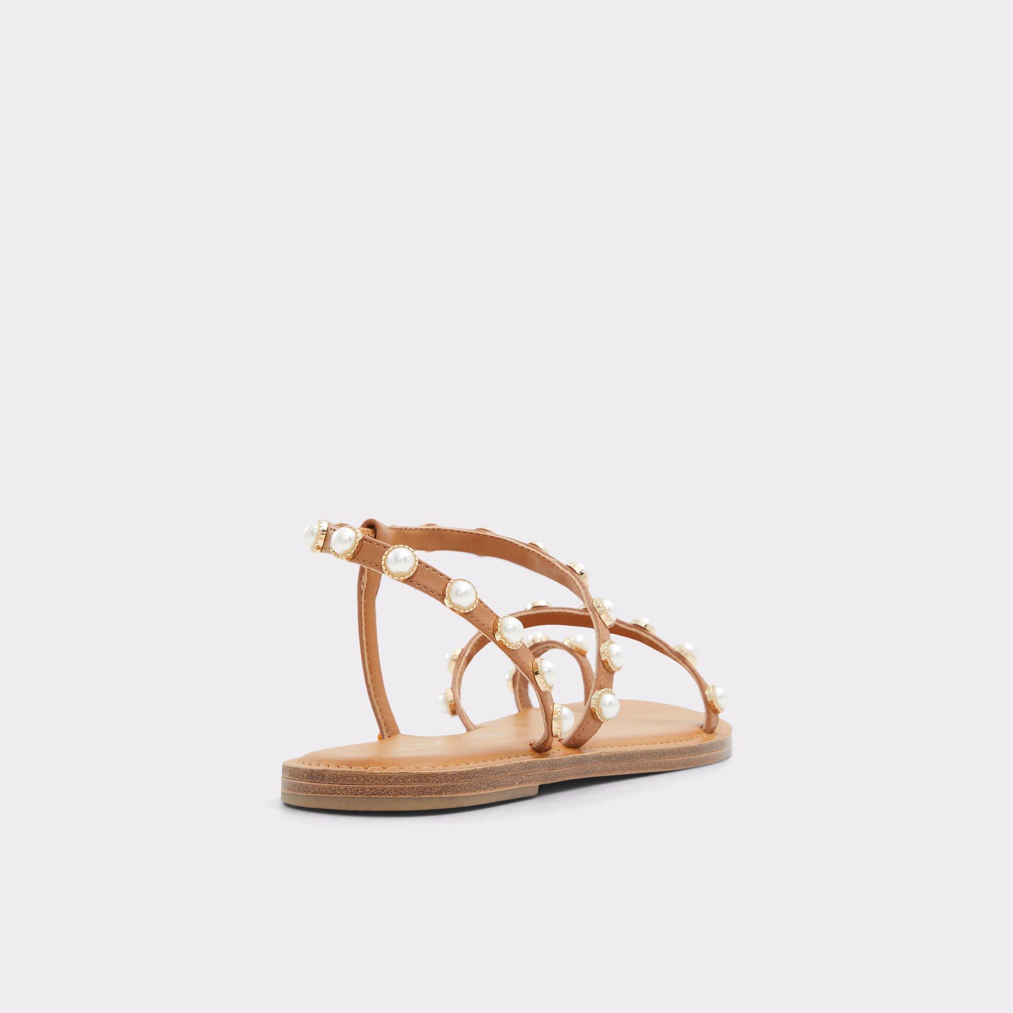 Coreydale Medium Brown Women's Flat Sandals | ALDO US Product Image