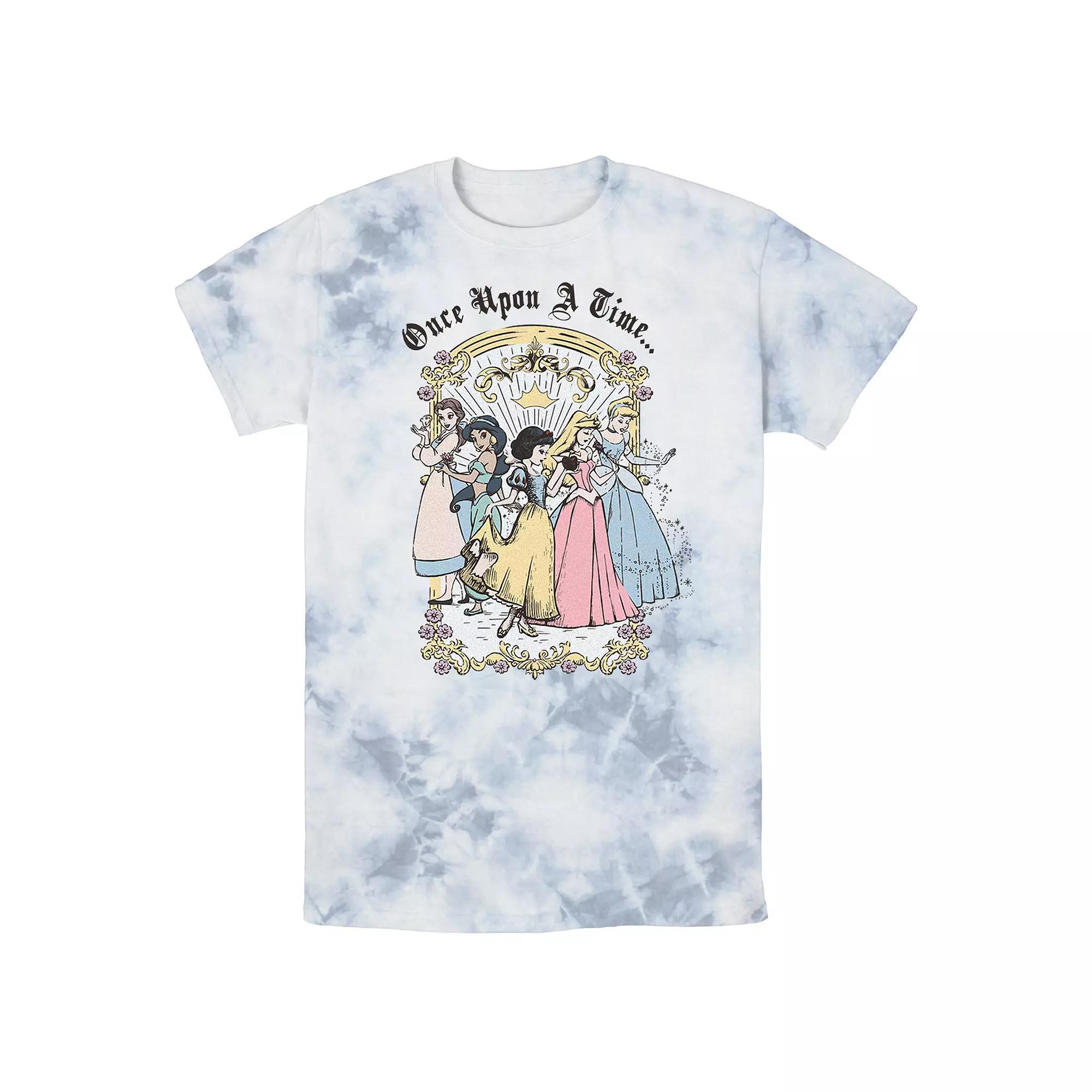 Men's Disney Princess Once Upon A Time Vintage Cartoon Bomabrd Wash Tee, Boy's,  Product Image