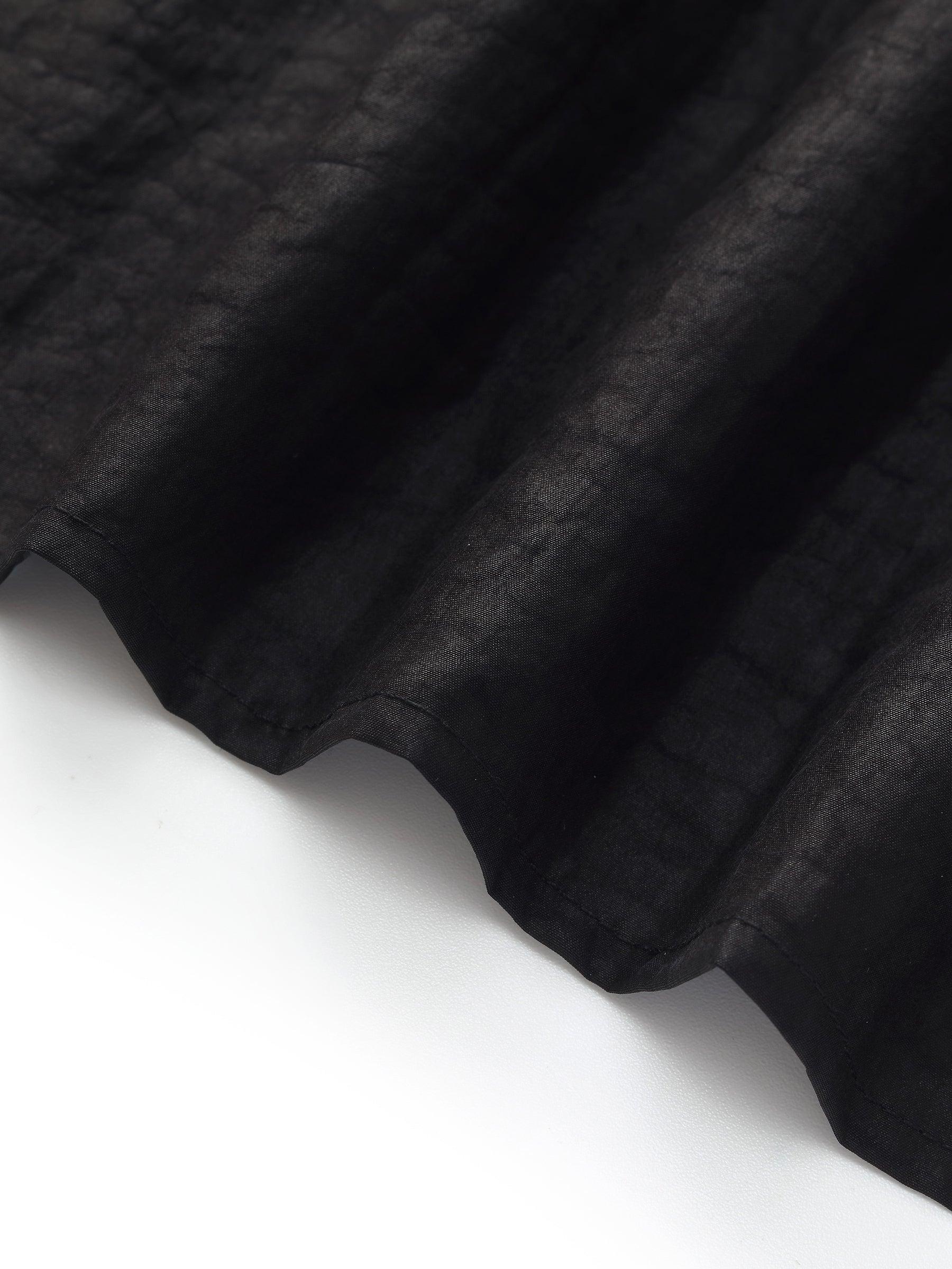 18MM Xiang Yun Silk Women Elastic Waist Maxi Dress Product Image