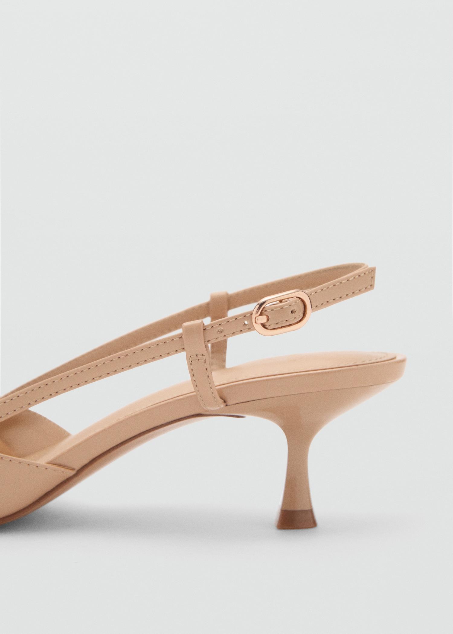 Patent leather-effect heeled shoes - Women | MANGO USA Product Image