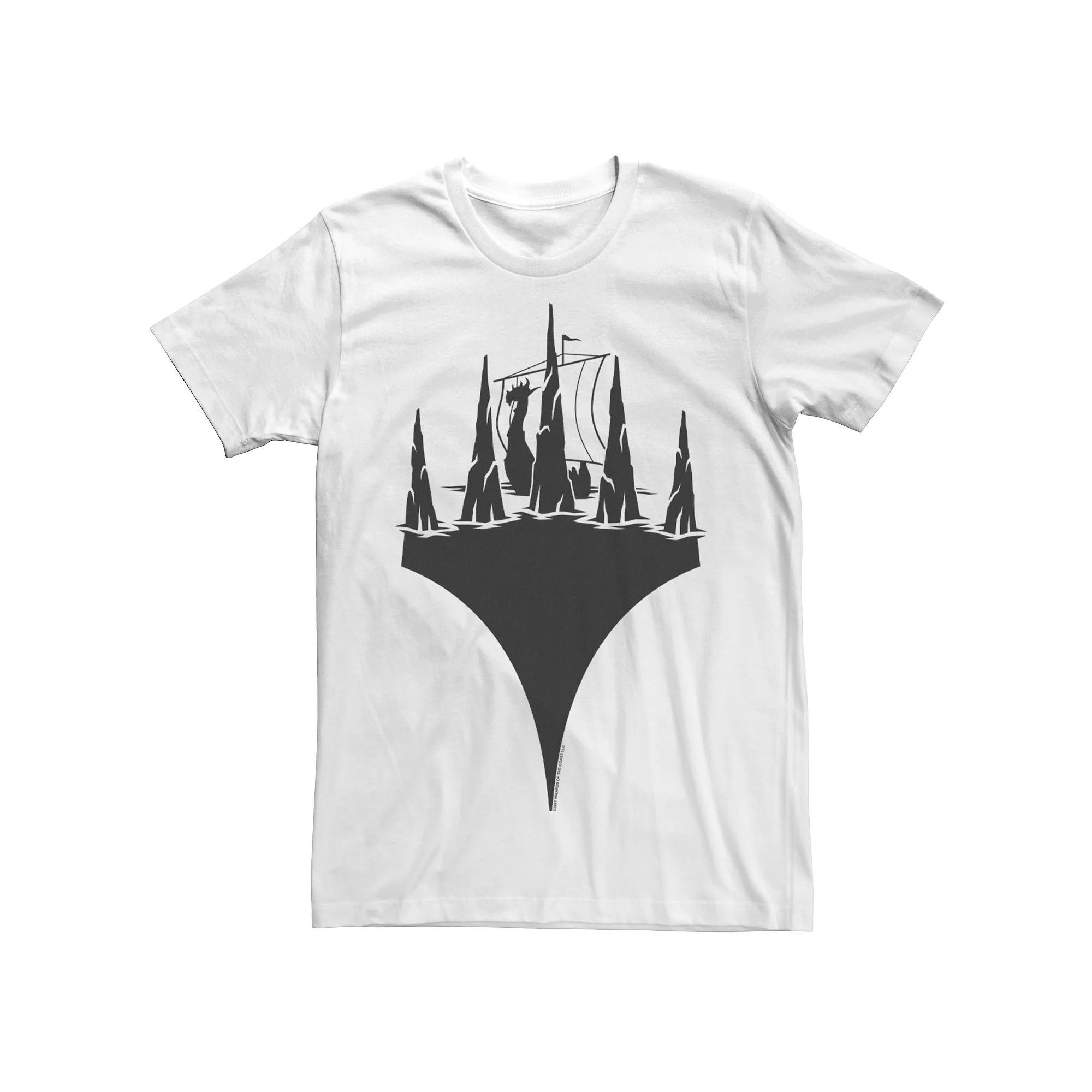 Big & Tall Magic The Hathering Planeswalker Viking Ship Silhouette Tee, Men's,  Product Image