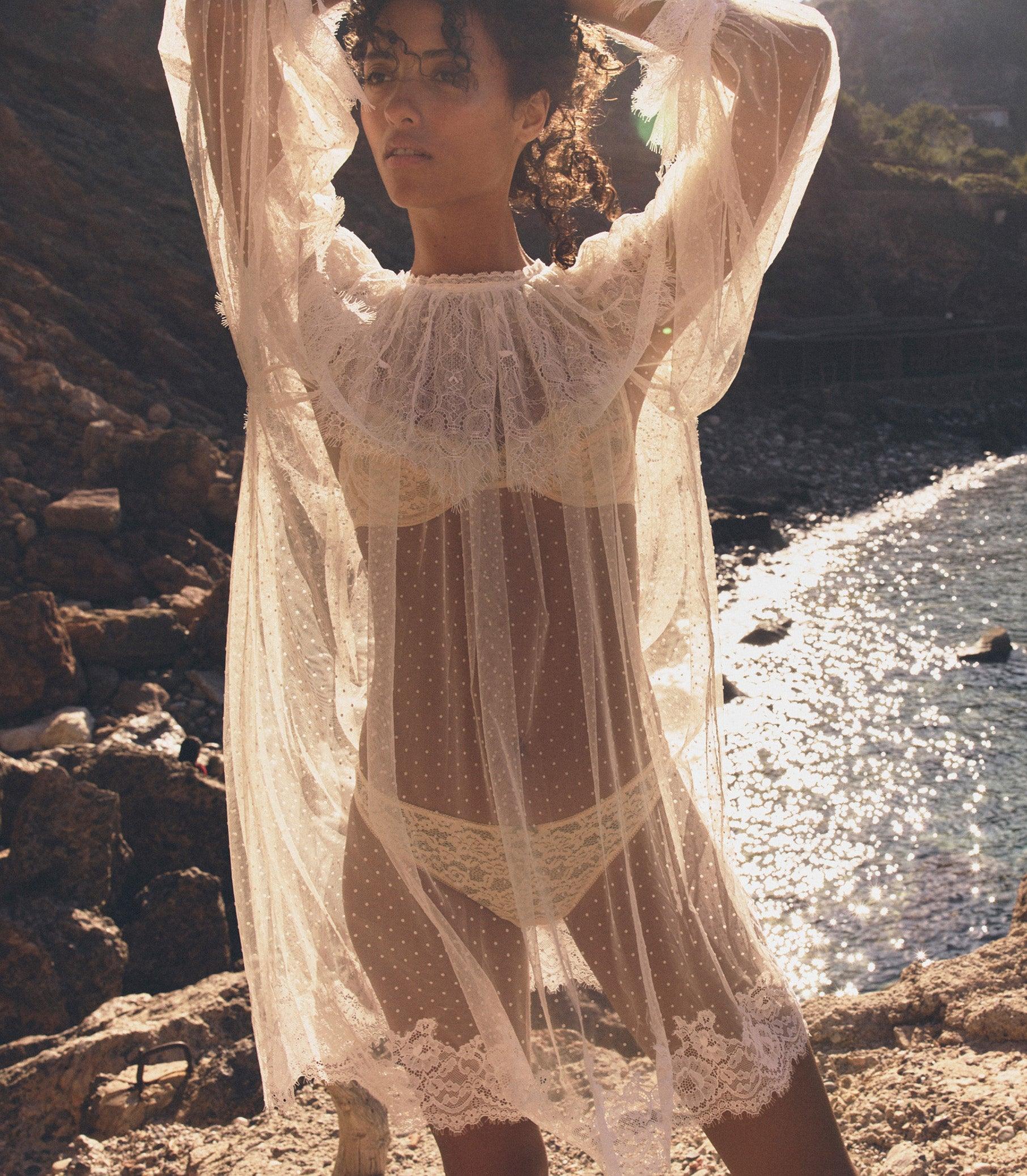 LILITH DRESS -- CREME DE LUNE Product Image