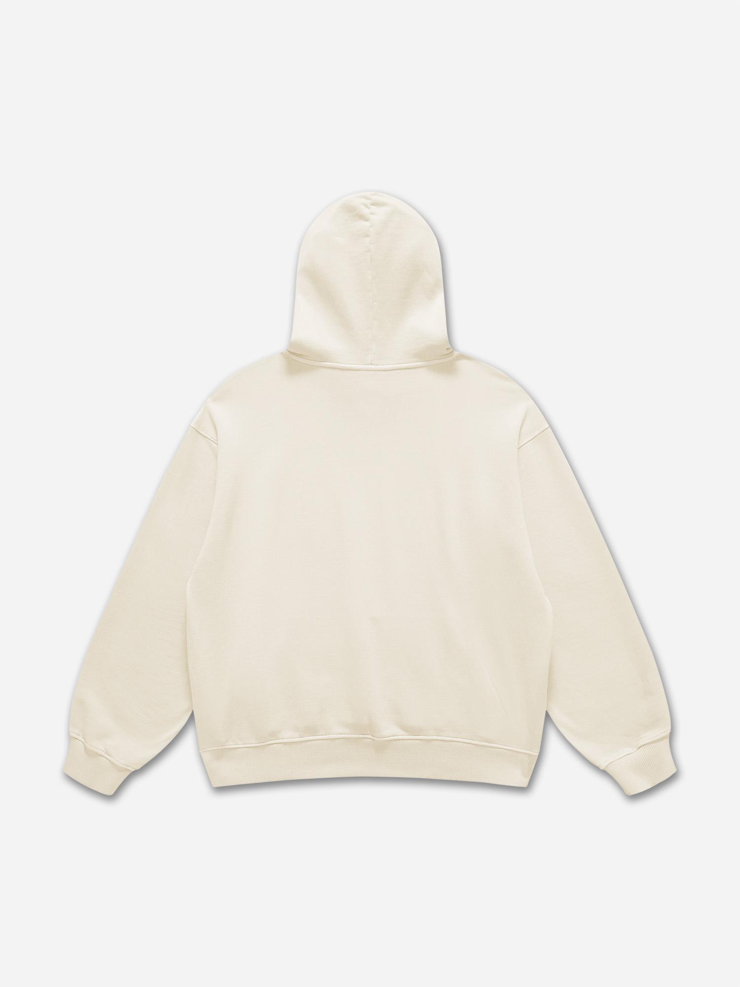 Oversized Heavyweight Cotton Fleece Hoodie Sweatshirt Product Image