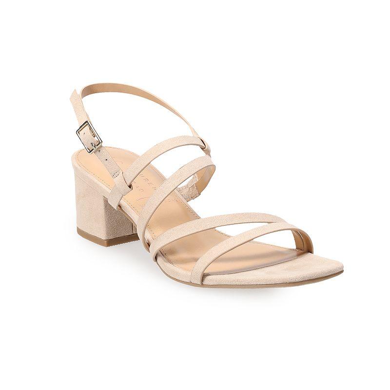 LC Lauren Conrad Emeliah 02 Womens Dress Sandals Brown Product Image